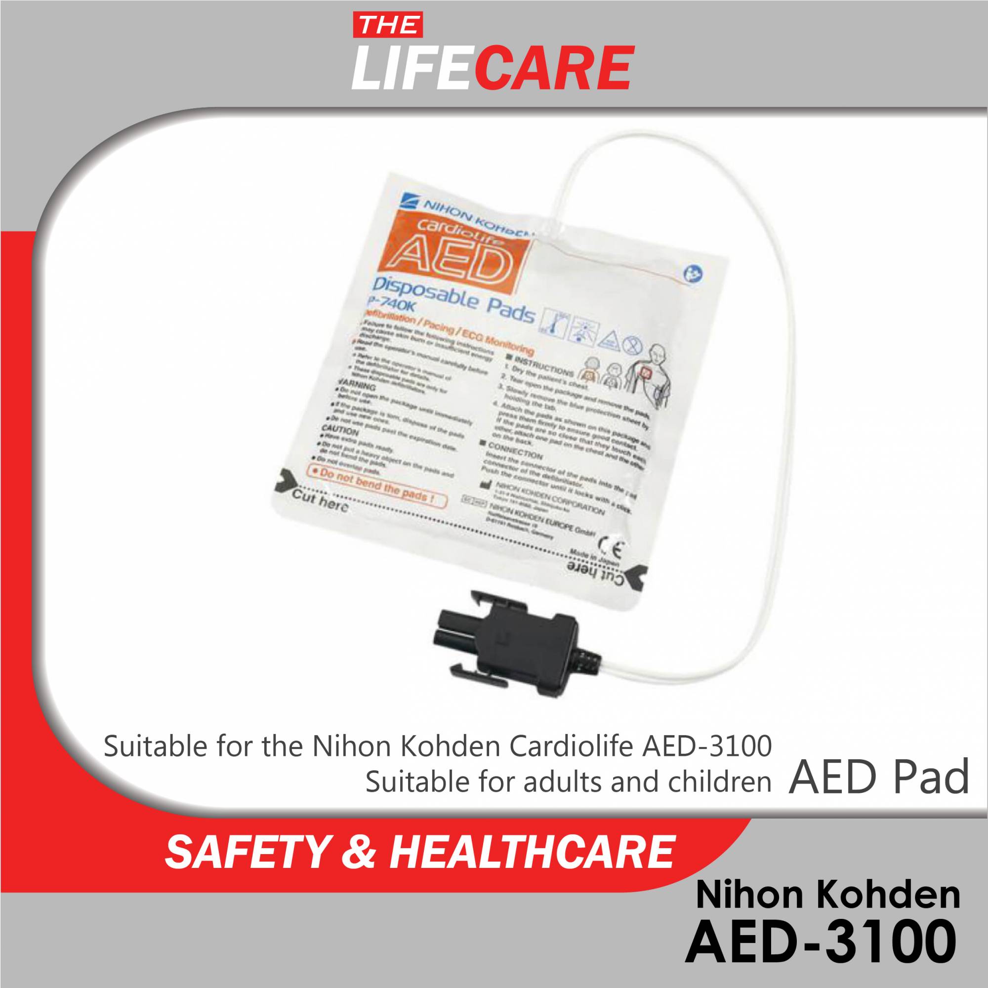 AED Stock in Malaysia Nihon Kohden Cardiolife AED3100 Automated